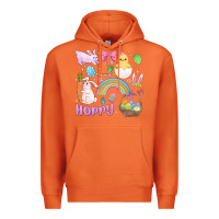 Carrot easter hoppy bunny Premium Hoodie - MaliasSmallBusiness
