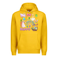 Lemon easter hoppy bunny Premium Hoodie - MaliasSmallBusiness