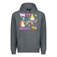 Rock easter hoppy bunny Premium Hoodie - MaliasSmallBusiness