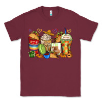 Burgundy tacos coffee cups Classic Tee - Zillion Design Studio
