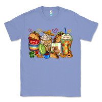 Colony Blue tacos coffee cups Classic Tee - Zillion Design Studio