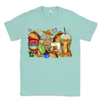 Seafoam tacos coffee cups Classic Tee - Zillion Design Studio