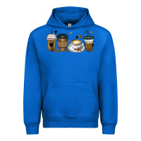 Cobalt coffee latte coffee cups Urban Hoodie - MaliasSmallBusiness