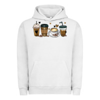 Pigment Lunar Rock coffee latte coffee cups Urban Hoodie - MaliasSmallBusiness