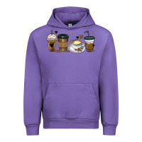 Tulip coffee latte coffee cups Urban Hoodie - MaliasSmallBusiness