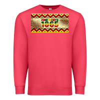 Cardinal juneteenth 1865 leopard licence plate template Premium Sweatshirt - Artiststas
