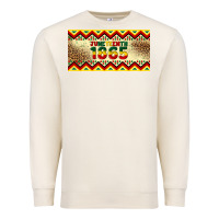 Sandshell juneteenth 1865 leopard licence plate template Premium Sweatshirt - Artiststas