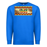 True Royal juneteenth 1865 leopard licence plate template Premium Sweatshirt - Artiststas