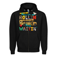 Black they see me rollin they waitin Zipper Hoodie - texasbilliewilder