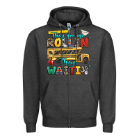 Charcoal Heather they see me rollin they waitin Zipper Hoodie - texasbilliewilder