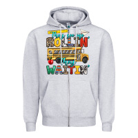 Heather Grey they see me rollin they waitin Zipper Hoodie - texasbilliewilder