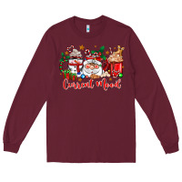 Burgundy current mood coffee cups Long Sleeve Tee - Zillion Design Studio