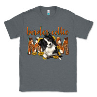 Charcoal Heather western border collie mom Classic Tee - texasbilliewilder