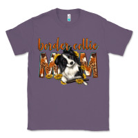 Lavender western border collie mom Classic Tee - texasbilliewilder