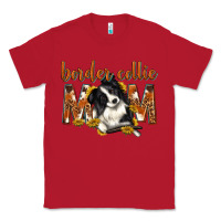 Red western border collie mom Classic Tee - texasbilliewilder