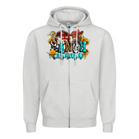 Dove Grey ranch mama Zipper Hoodie - Zillion Design Studio