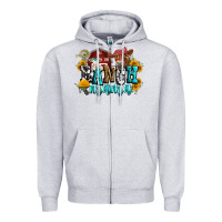Heather Grey ranch mama Zipper Hoodie - Zillion Design Studio