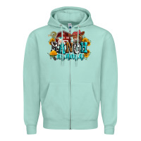 Seafoam ranch mama Zipper Hoodie - Zillion Design Studio