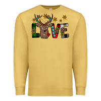 Antique Gold love christmas Premium Sweatshirt - JahusDesignShop