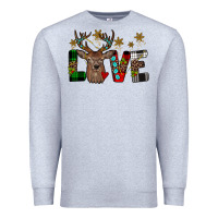 Heather Grey love christmas Premium Sweatshirt - JahusDesignShop