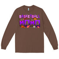 Chestnut basketball mama Long Sleeve Tee - AdoDesignShop