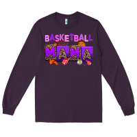 Plum basketball mama Long Sleeve Tee - AdoDesignShop