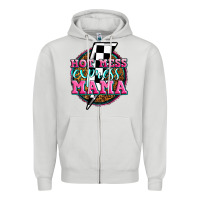 Dove Grey hot mess express mama Zipper Hoodie - Zillion Design Studio
