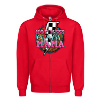 Red hot mess express mama Zipper Hoodie - Zillion Design Studio