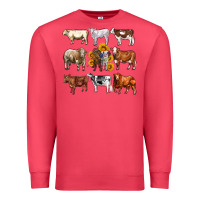 Cardinal western cowsand sunflowers Premium Sweatshirt - AdoDesignShop
