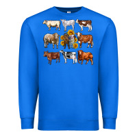True Royal western cowsand sunflowers Premium Sweatshirt - AdoDesignShop