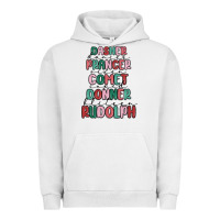 Pigment Lunar Rock dasher dancer prancer vixer comet cupid donner bli Urban Hoodie - MaliasSmallBusiness