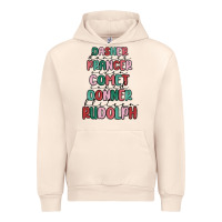 Sandshell dasher dancer prancer vixer comet cupid donner bli Urban Hoodie - MaliasSmallBusiness
