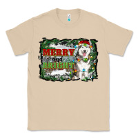 Mushroom merry and bright husky farm  background Classic Tee - RanaPortraitStore