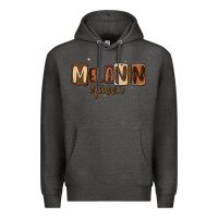Charcoal Heather melanin queen Premium Hoodie - MaliasSmallBusiness