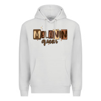 Dove Grey melanin queen Premium Hoodie - MaliasSmallBusiness