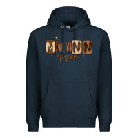 Navy melanin queen Premium Hoodie - MaliasSmallBusiness