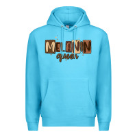 Ocean Blue melanin queen Premium Hoodie - MaliasSmallBusiness