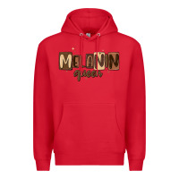 Red melanin queen Premium Hoodie - MaliasSmallBusiness
