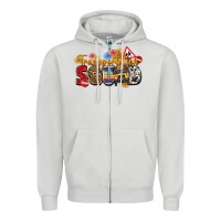 Dove Grey transportation squad Zipper Hoodie - texasbilliewilder