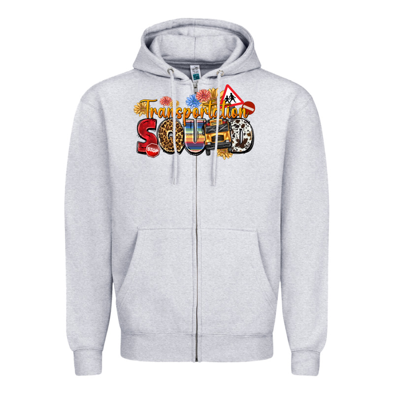 Transportation Squad Zipper Hoodie by texasbilliewilder | Teevron