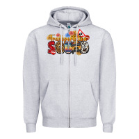 Heather Grey transportation squad Zipper Hoodie - texasbilliewilder