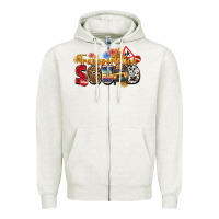 Oatmeal Heather transportation squad Zipper Hoodie - texasbilliewilder