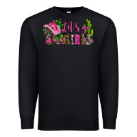Black lets go girls with boots and hats Premium Sweatshirt - AdoDesignShop