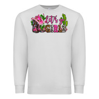 Dove Grey lets go girls with boots and hats Premium Sweatshirt - AdoDesignShop