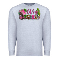 Heather Grey lets go girls with boots and hats Premium Sweatshirt - AdoDesignShop