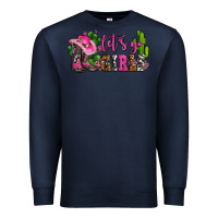 Navy lets go girls with boots and hats Premium Sweatshirt - AdoDesignShop