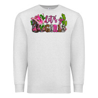 Oatmeal Heather lets go girls with boots and hats Premium Sweatshirt - AdoDesignShop