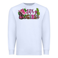 White lets go girls with boots and hats Premium Sweatshirt - AdoDesignShop