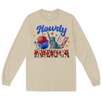 Mushroom howdy america western Long Sleeve Tee - texasbilliewilder