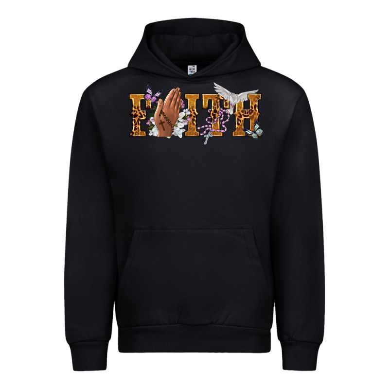 Faith With Praying Hands Urban Hoodie by NancyCooperArtShop | Teevron
